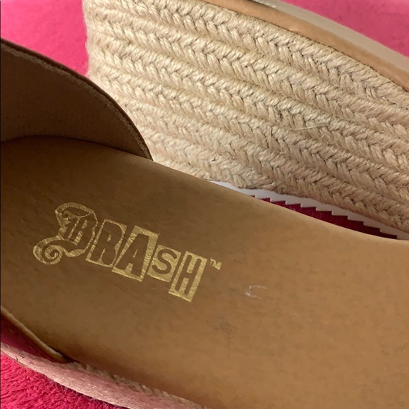 BRASH denim and brown espadrilles. - Picture 6 of 8